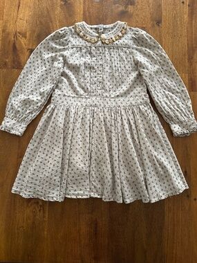 Emile et Ida Crochet Collar Dress